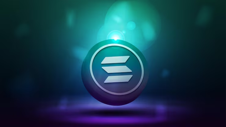 Solana SOL Token Illustration